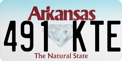 AR license plate 491KTE