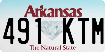 AR license plate 491KTM