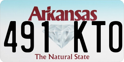AR license plate 491KTO