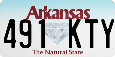AR license plate 491KTY