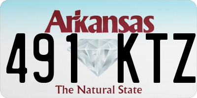 AR license plate 491KTZ