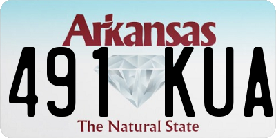 AR license plate 491KUA