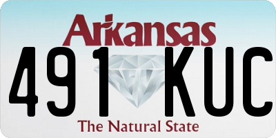 AR license plate 491KUC