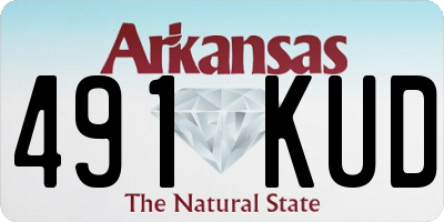 AR license plate 491KUD