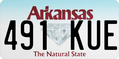 AR license plate 491KUE