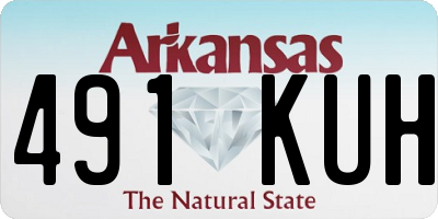 AR license plate 491KUH