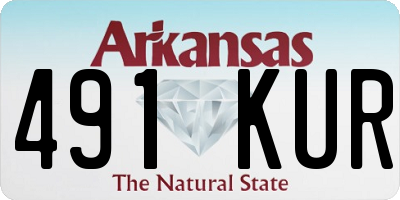 AR license plate 491KUR
