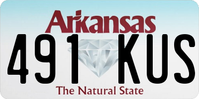 AR license plate 491KUS