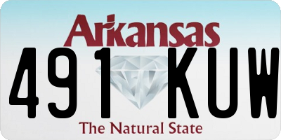 AR license plate 491KUW