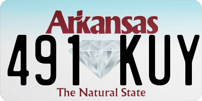 AR license plate 491KUY