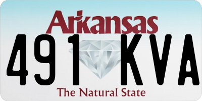 AR license plate 491KVA
