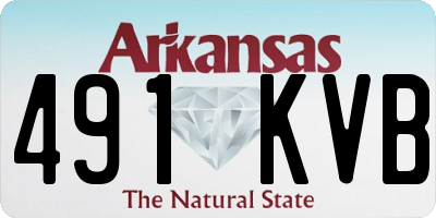 AR license plate 491KVB