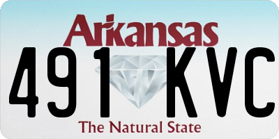 AR license plate 491KVC