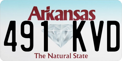 AR license plate 491KVD