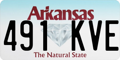 AR license plate 491KVE