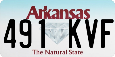 AR license plate 491KVF