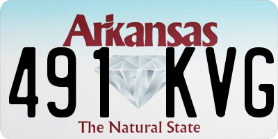 AR license plate 491KVG