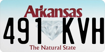 AR license plate 491KVH