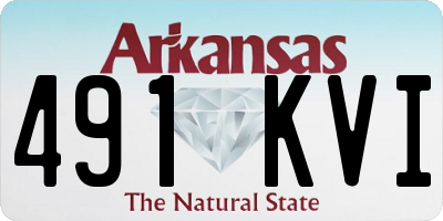 AR license plate 491KVI