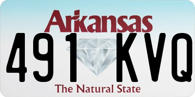 AR license plate 491KVQ