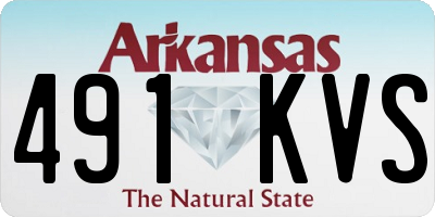 AR license plate 491KVS