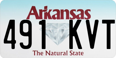 AR license plate 491KVT