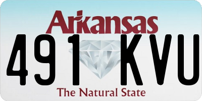 AR license plate 491KVU