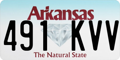 AR license plate 491KVV