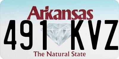 AR license plate 491KVZ