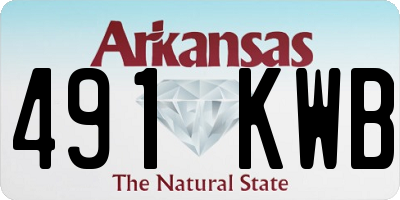 AR license plate 491KWB