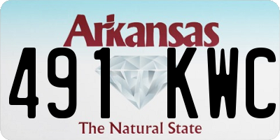 AR license plate 491KWC