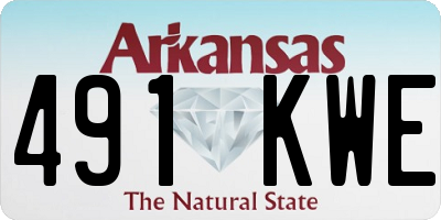AR license plate 491KWE