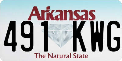 AR license plate 491KWG