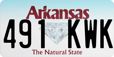 AR license plate 491KWK