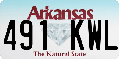 AR license plate 491KWL