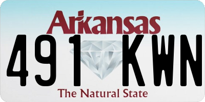 AR license plate 491KWN