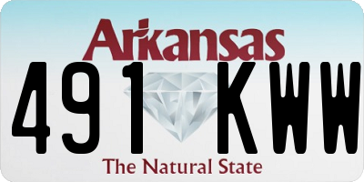 AR license plate 491KWW