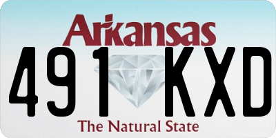 AR license plate 491KXD