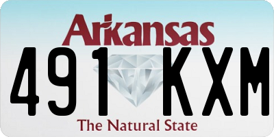 AR license plate 491KXM