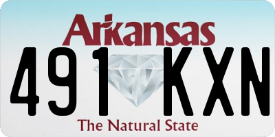 AR license plate 491KXN