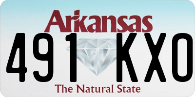 AR license plate 491KXO