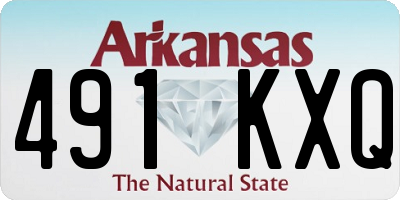 AR license plate 491KXQ
