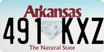 AR license plate 491KXZ