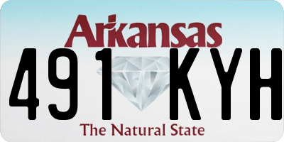 AR license plate 491KYH