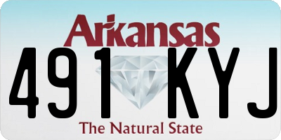 AR license plate 491KYJ