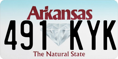 AR license plate 491KYK