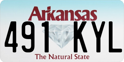 AR license plate 491KYL
