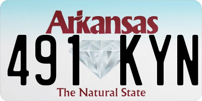 AR license plate 491KYN