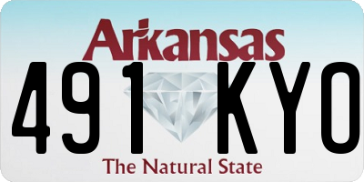 AR license plate 491KYO