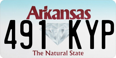AR license plate 491KYP